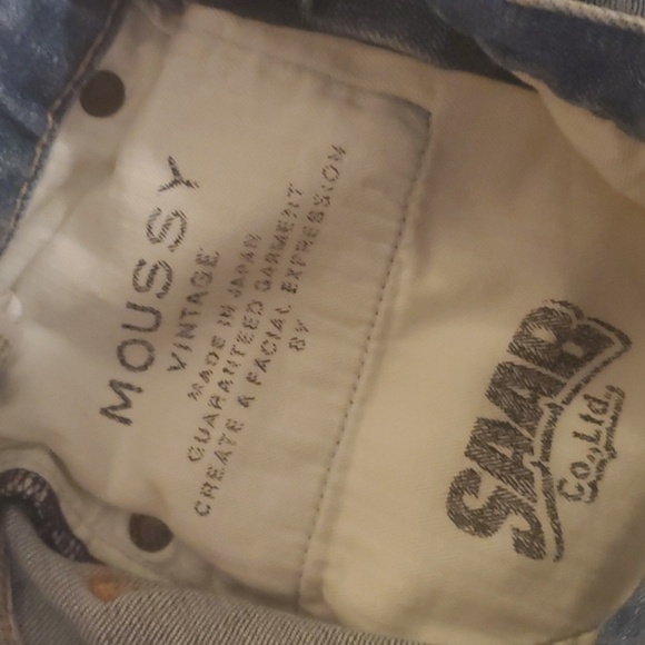 Moussy Vintage Faded Blue Ripped Light Blue Distressed Skinny Jeans Womens Sz 23 - Picture 16 of 16